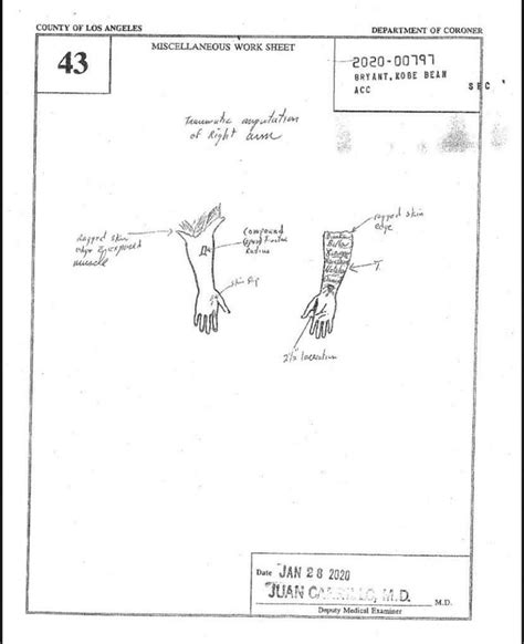 kobes autopsy|Kobe Bryant Autopsy Report